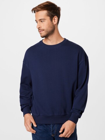 Sweat-shirt NU-IN en bleu : devant