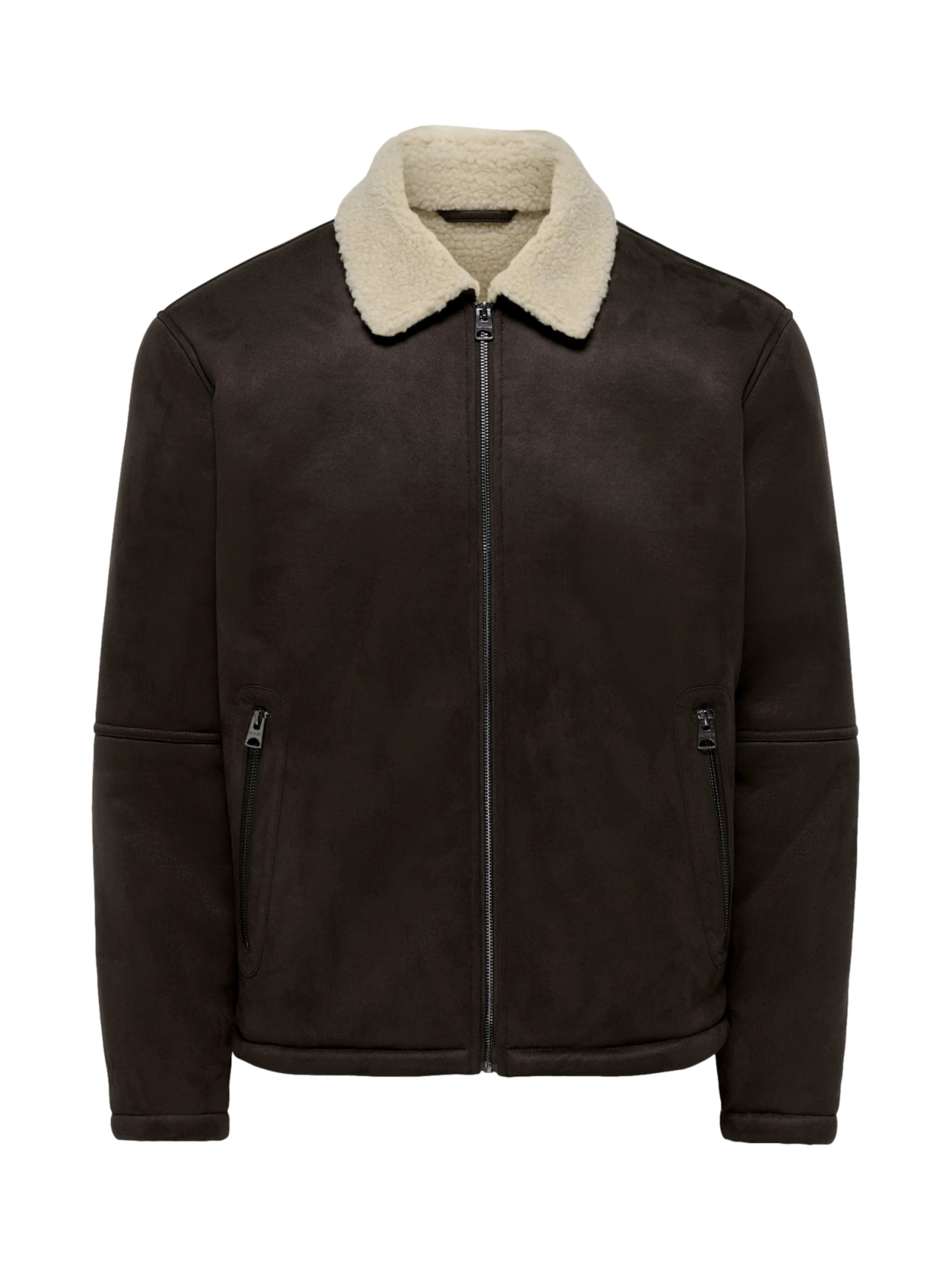 Only & Sons - Chaqueta de entretiempo 'ONSRoyce' en marrón: frente