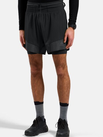 ODLO Regular Sportbroek 'X-ALP TRAIL 6 INCH' in Zwart