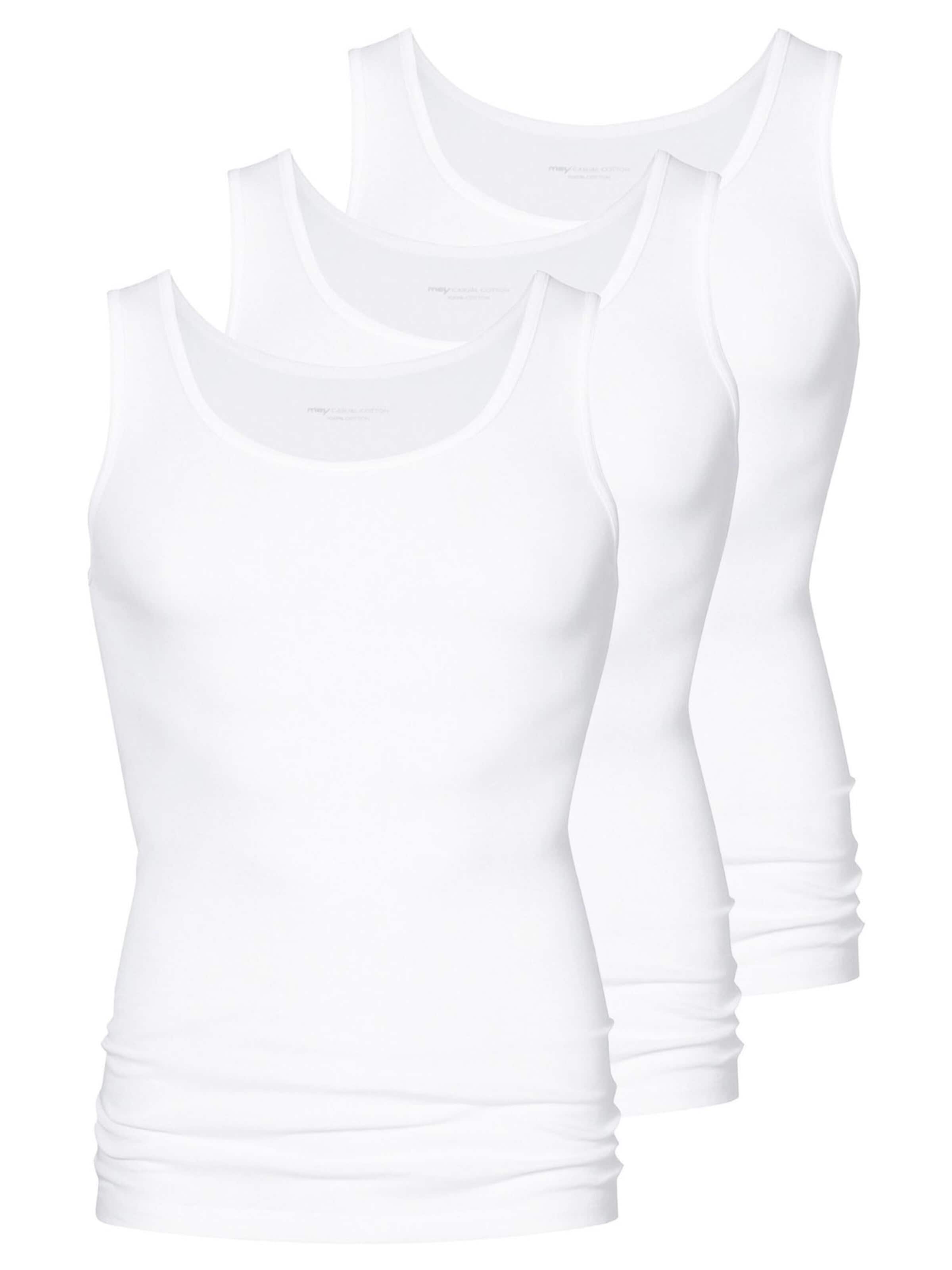 Mey Unterhemd 'Casual Cotton'‌‌‌‌‌‌‌‌ in Weiß: Vorderseite