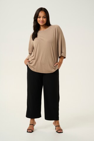 KAFFE CURVE - Camisa 'KC Anita' em bege