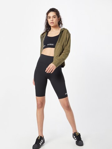 GUESS Athletic Zip-Up Hoodie 'DANA' in Green