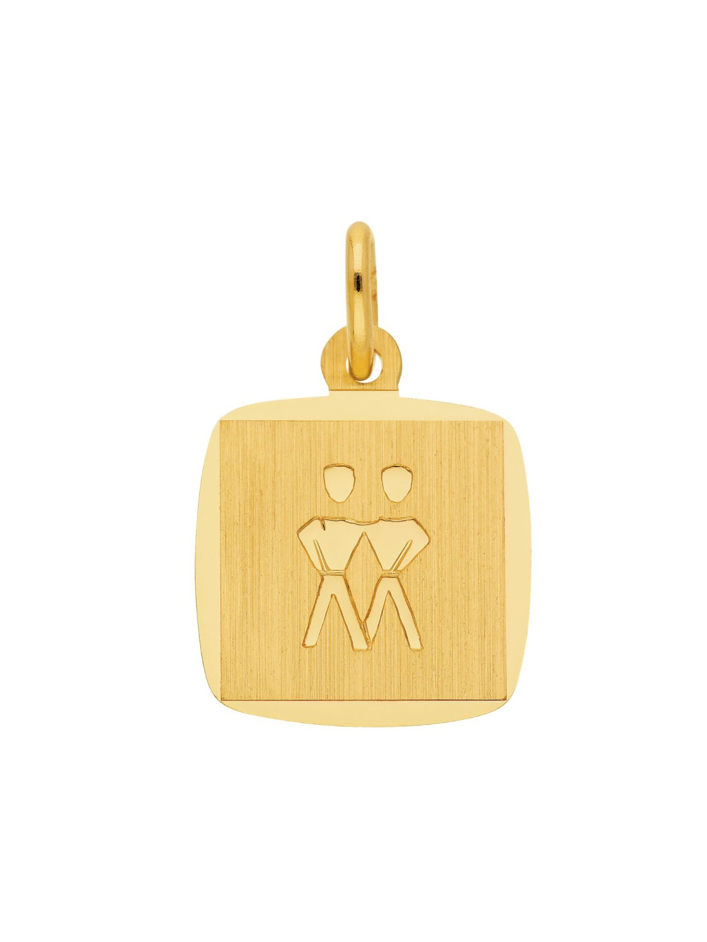 Adelia´s Pendant in Gold: front