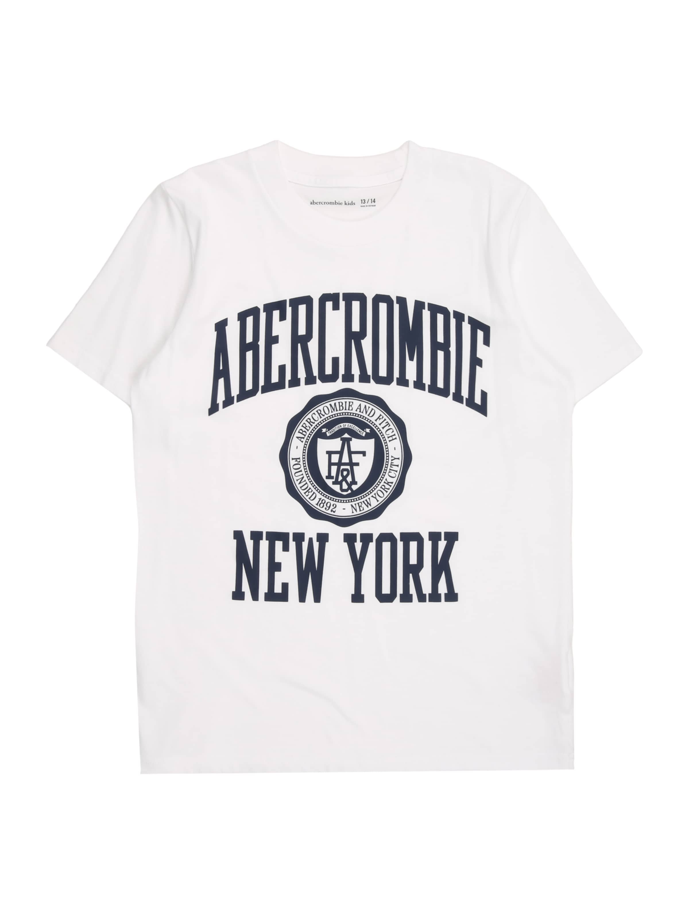 Abercrombie & Fitch Футболка 'IVY LEAGUE' в Белый: спереди