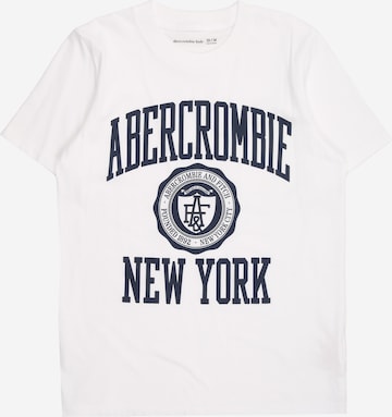 balta Abercrombie & Fitch Marškinėliai 'IVY LEAGUE': priekis