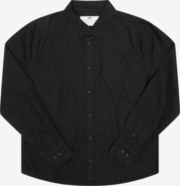 Coupe regular Chemise 'Charles' LDB en noir : devant
