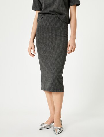 Koton Rok in Grijs: voorkant