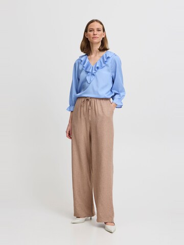 b.young Blouse 'Haniko' in Blauw