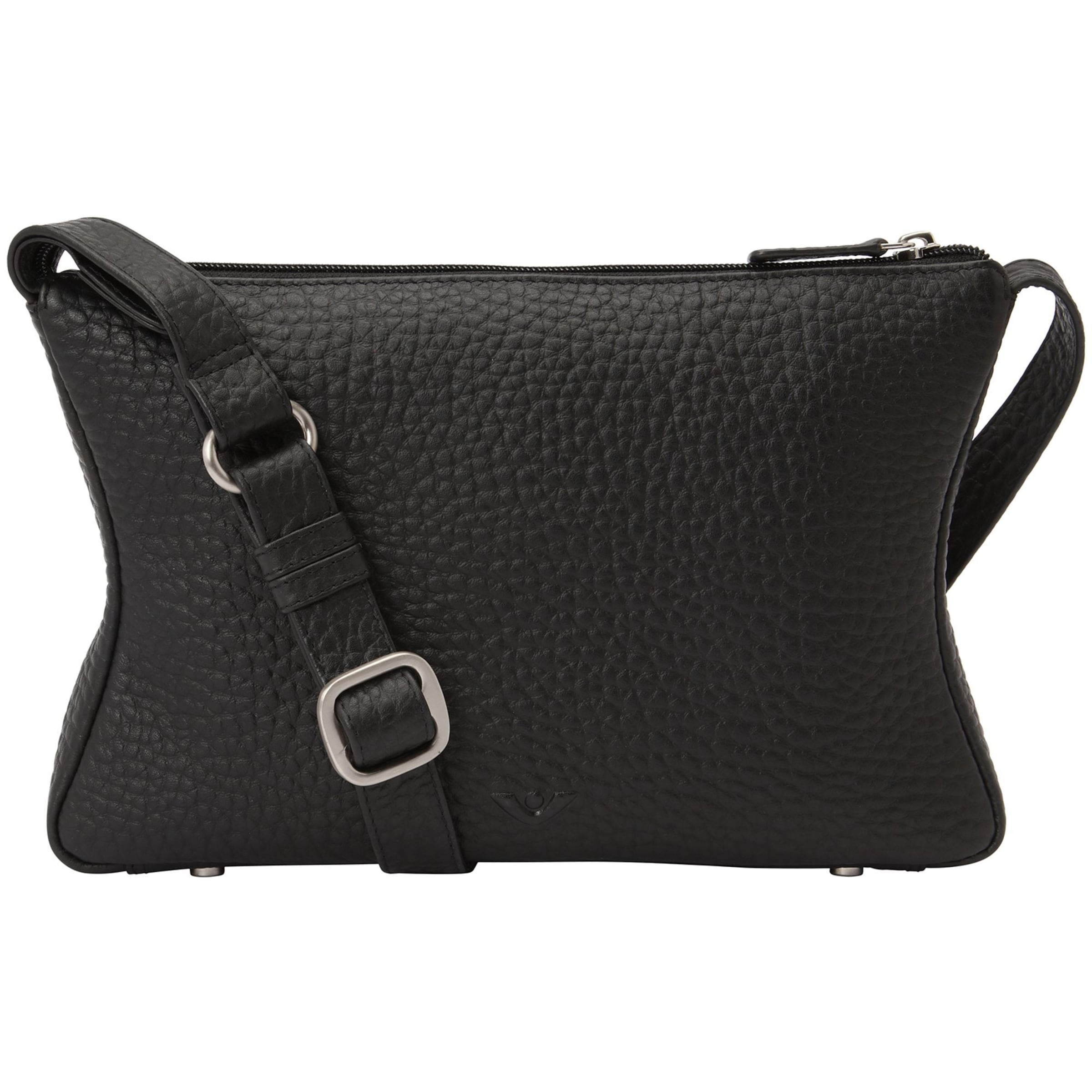 VOi Schoudertas 'Hirsch' in Zwart: voorkant