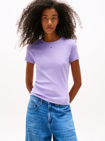 Tommy Jeans Футболка 'ESSENTIAL' в Лиловый: спереди