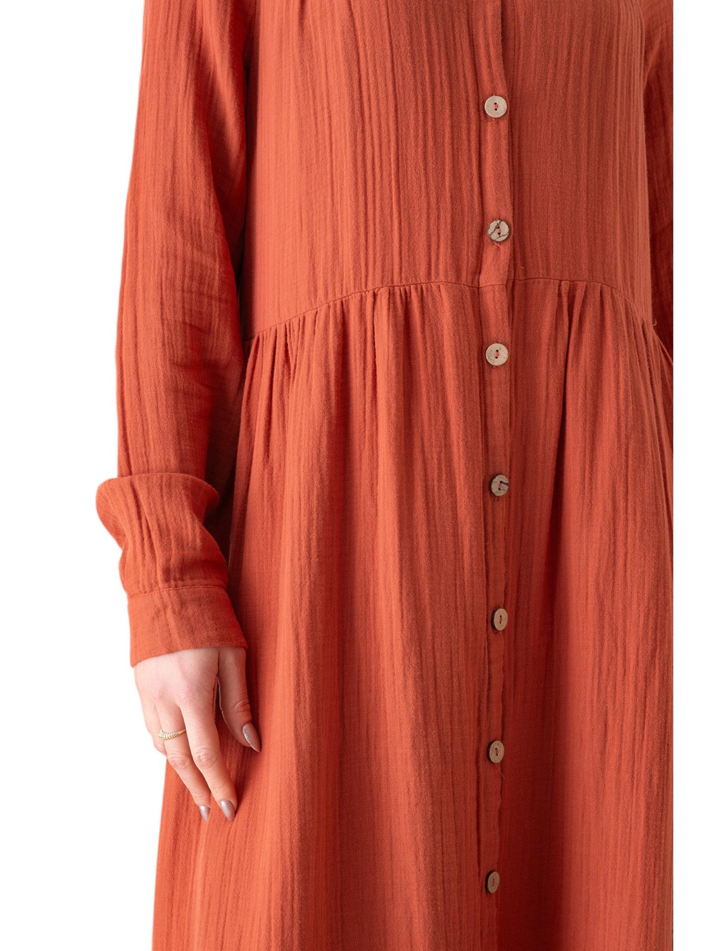 WENOR Shirt dress 'SABRA' in Red