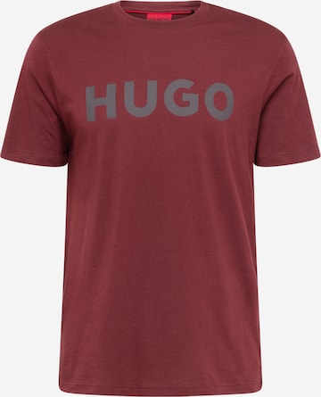 HUGO Red Póló 'Dulivio' - piros: elől