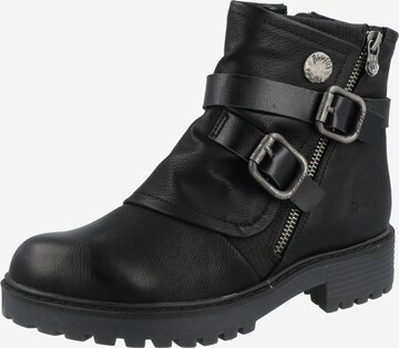 Blowfish Malibu Ankle Boots in Black: front