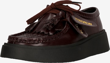 CLARKS Schnürschuhe 'Torview' in Rot: Vorderseite