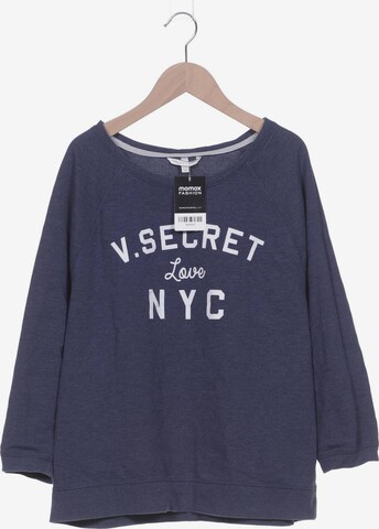Victoria's Secret Sweatshirt & Zip-Up Hoodie in M in Blue: front