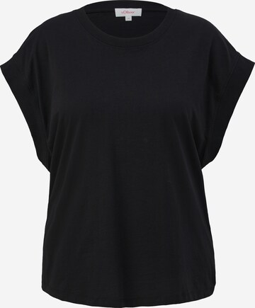 s.Oliver Shirt in Black: front