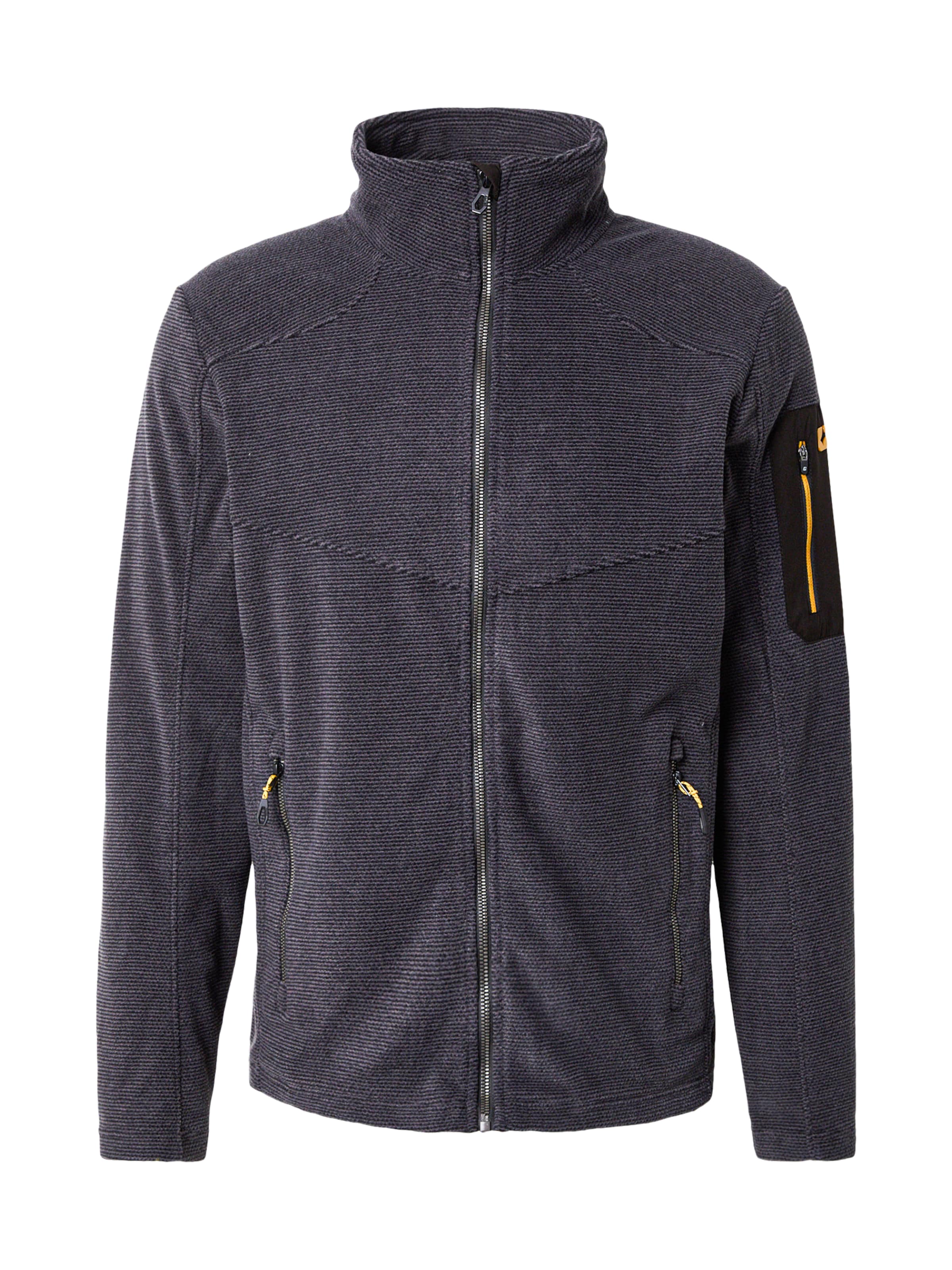 KILLTEC Funktsionaalne fliisjakk 'KOW 90', värv hall: eest vaates