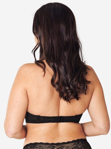 SugarShape Bandeau Bra 'Diamond' in Black