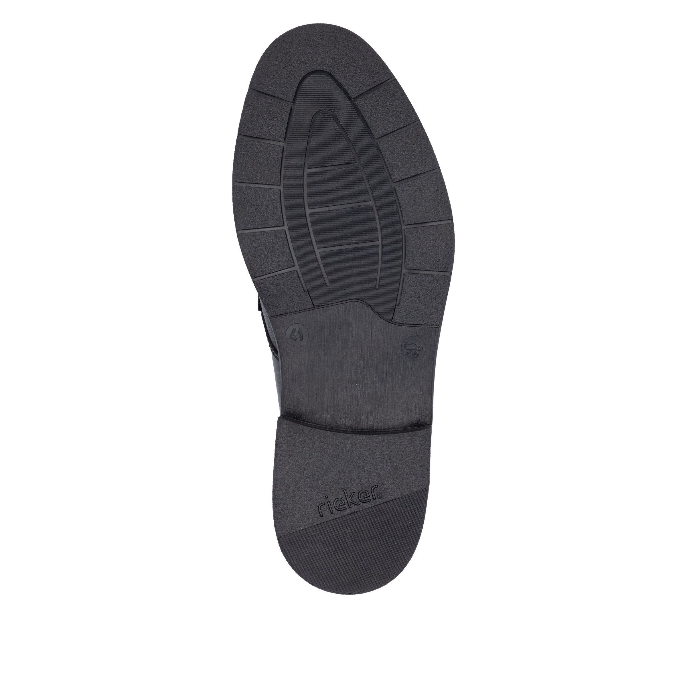 Chaussure à lacets Rieker en noir