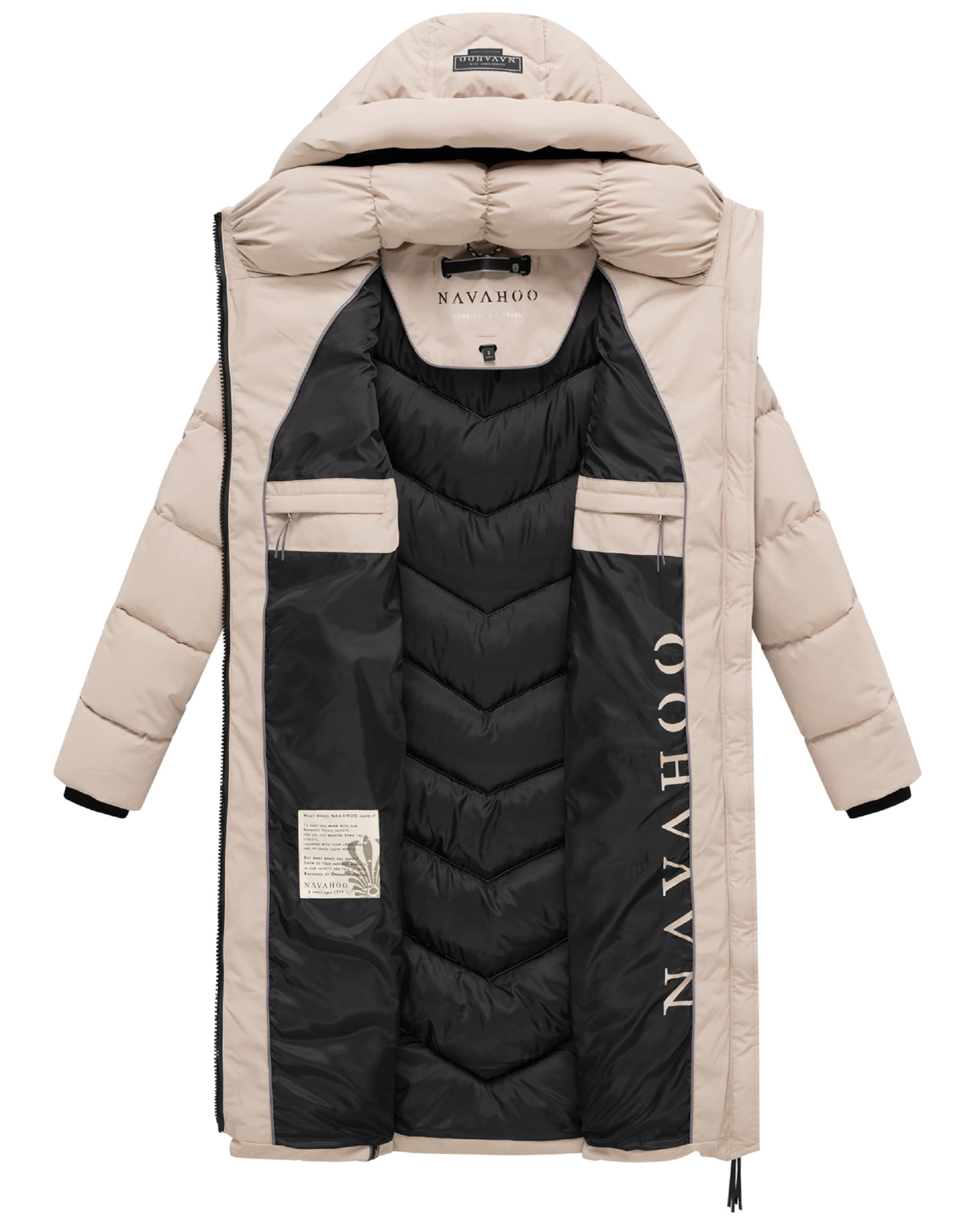 Cappotto invernale 'Sahnekatzii XIV' di NAVAHOO in beige