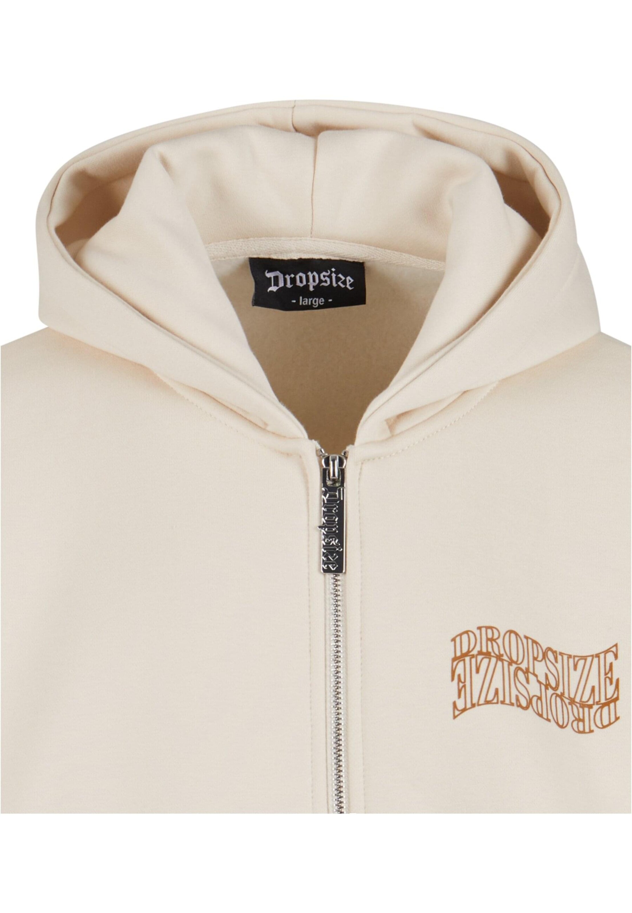 Dropsize Zip-Up Hoodie in White