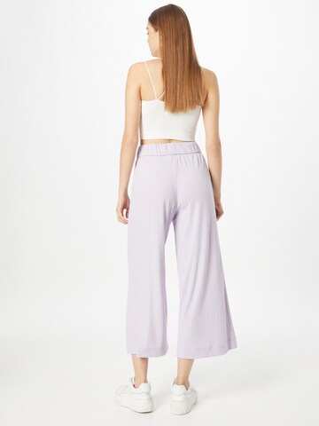 Monki Wide Leg Hose in Lila