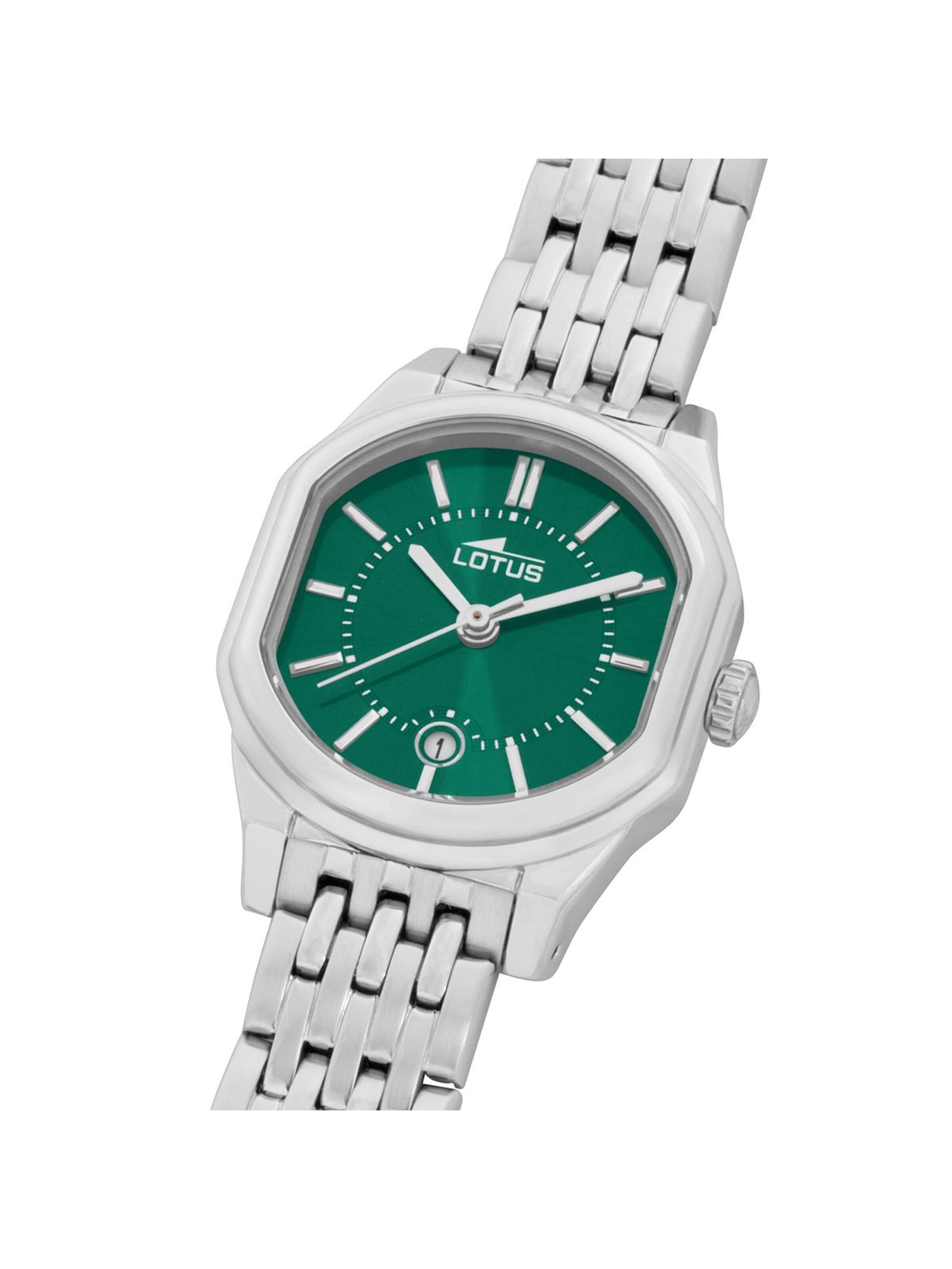 Montre à affichage analogique Lotus en vert