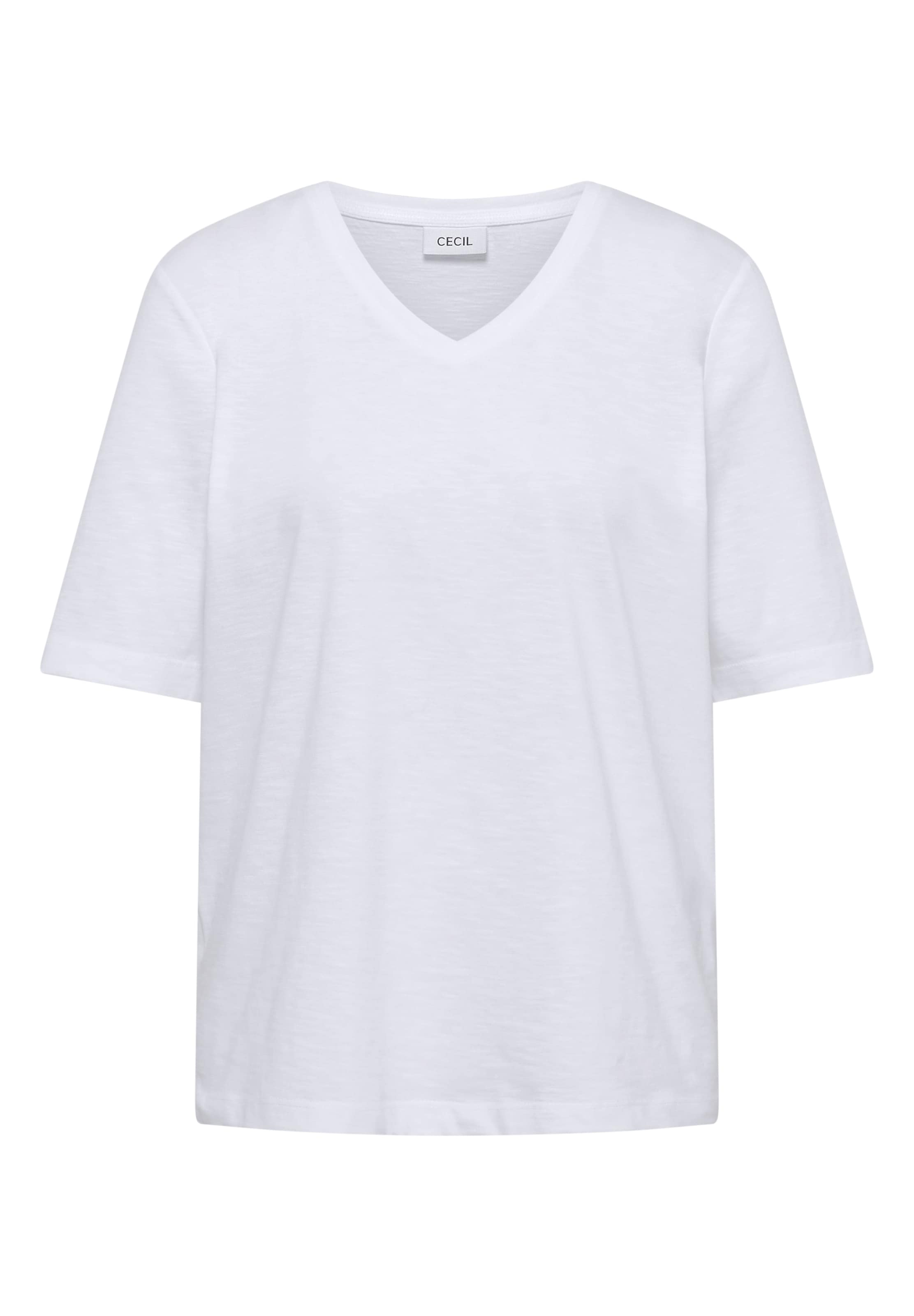 CECIL T-Shirt in Weiß: Vorderseite
