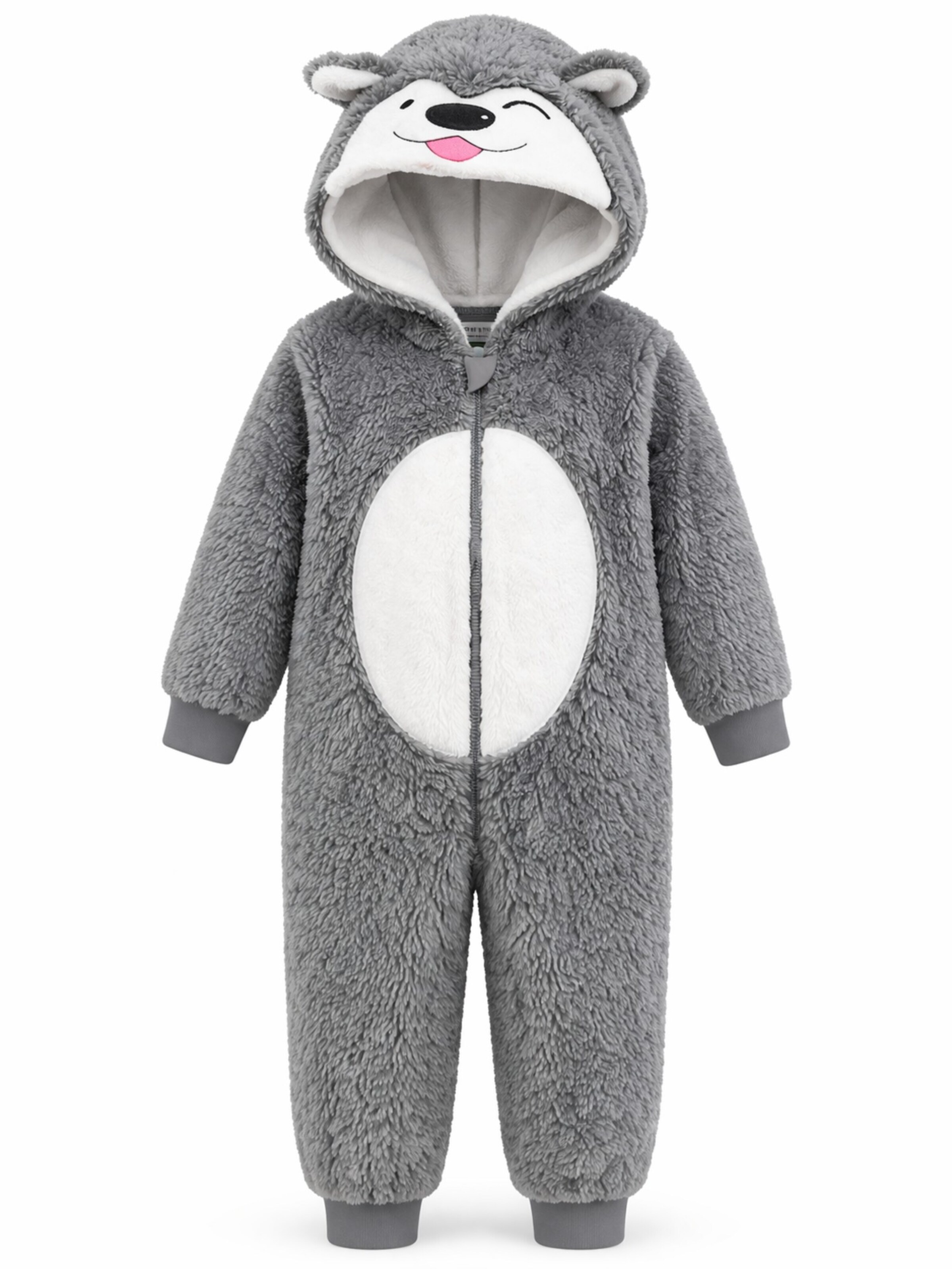 LEAFLETIC Overall 'Leafletic Children’s Overall' in Grijs: voorkant