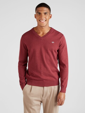 Pullover 'CLASSIC' di GANT in rosso: frontale