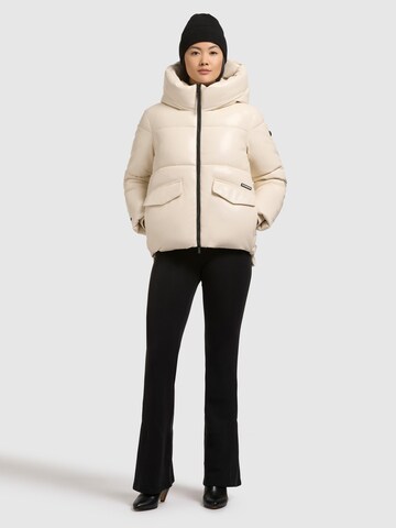 khujo Winter Jacket 'Aurora' in White