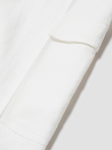 MANGO Regular Suorat housut 'FRANK' värissä valkoinen