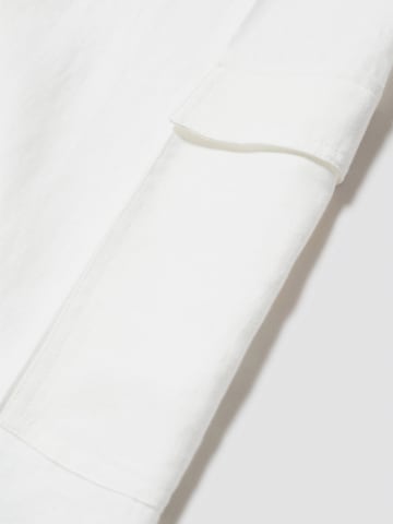MANGO Regular Pleated Pants 'FRANK' in White