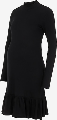 MAMALICIOUS Úpletové šaty 'Rosina' – černá: přední strana