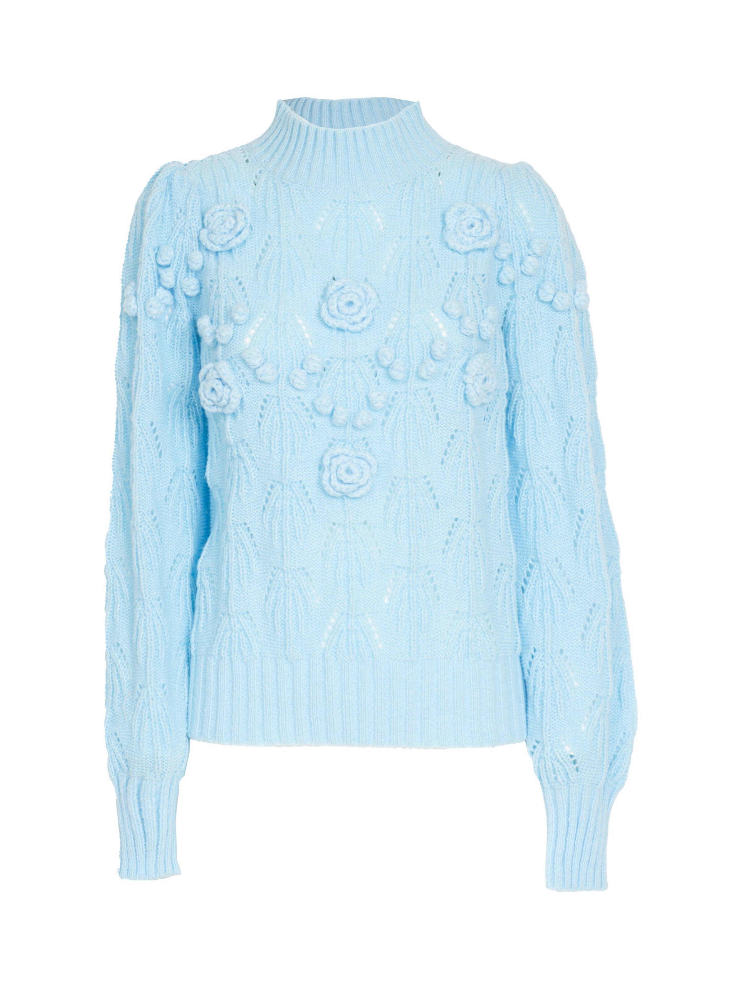 Influencer Pullover i blå: forside