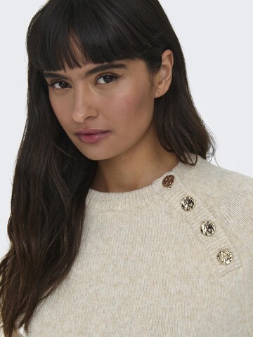 ONLY Sweater 'Emma' in Beige