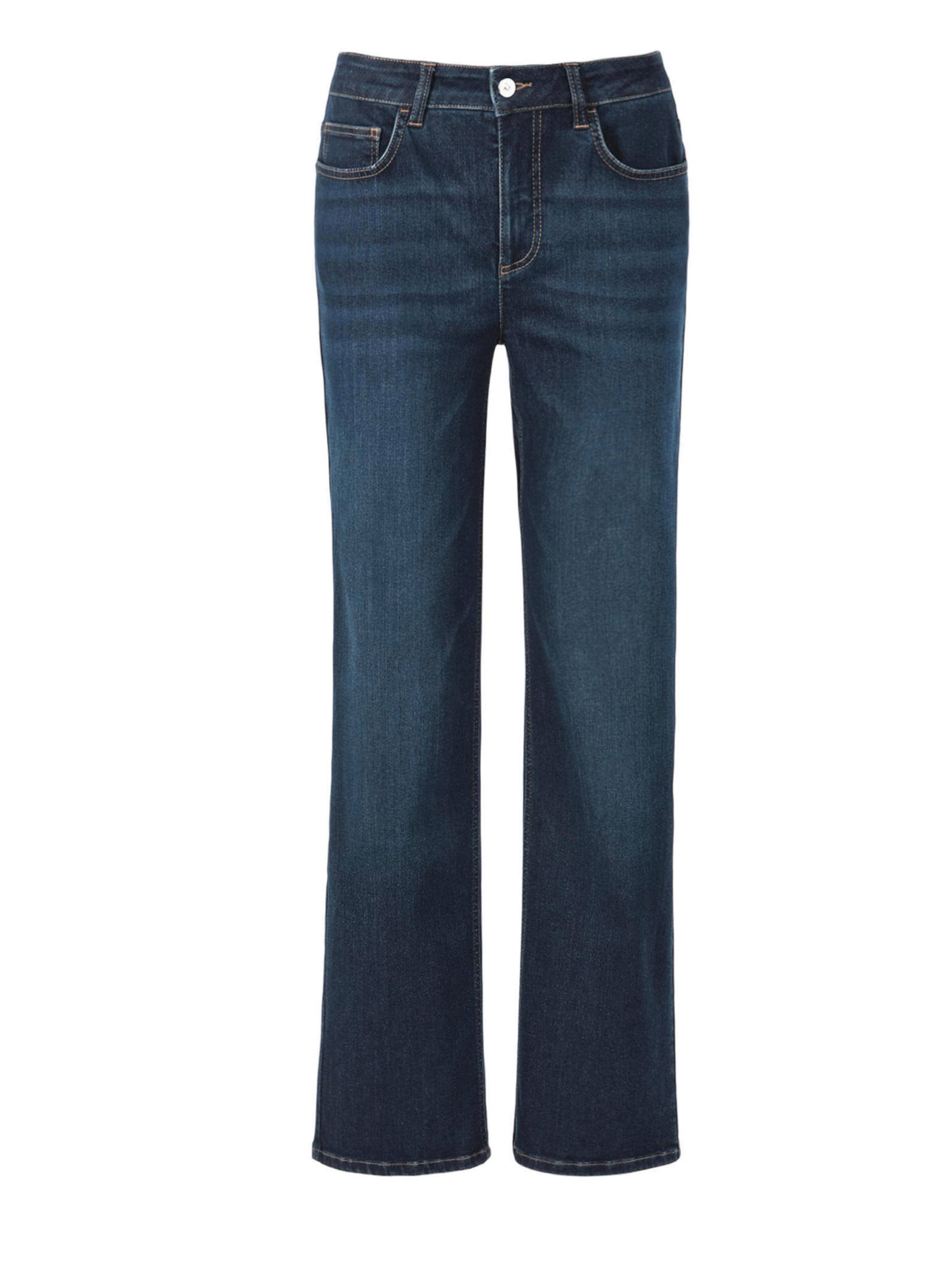 Goldner Loosefit Jeans in Blau: Vorderseite