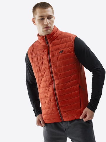 4F Sports vest in Red: front