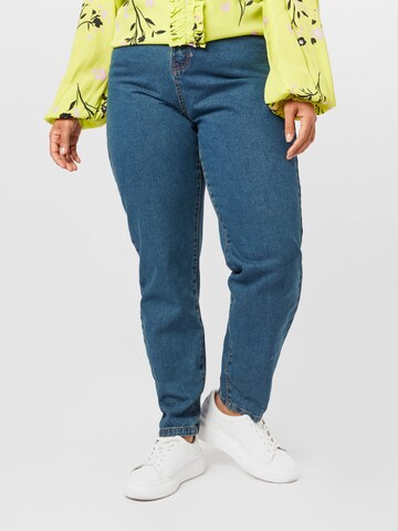 Missguided Plus Zúžený Džíny 'ELLA' – modrá: přední strana