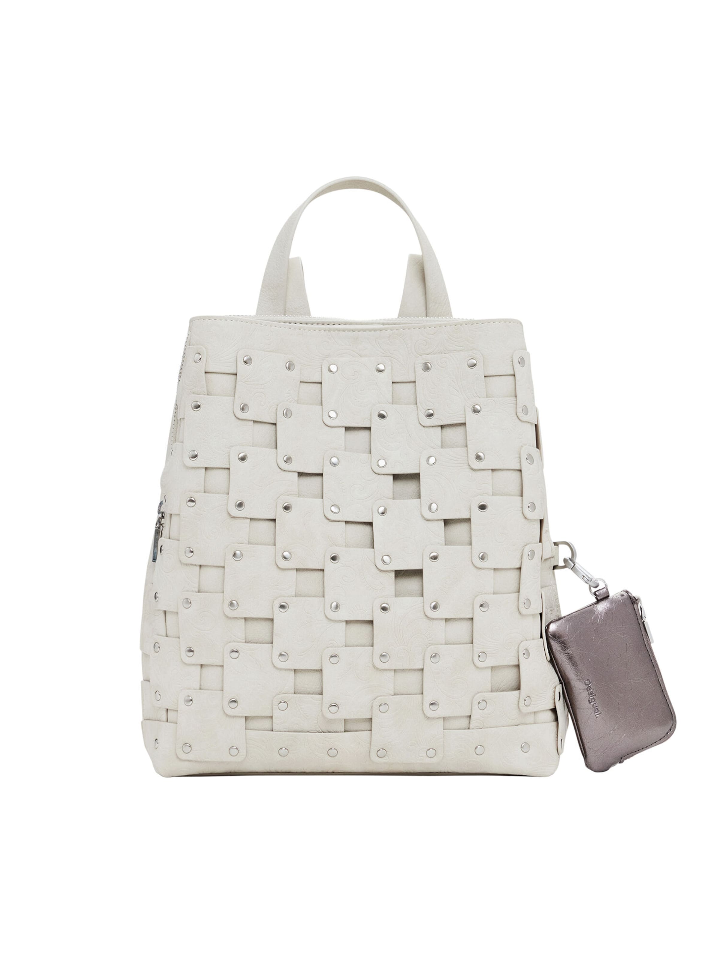 Desigual Backpack in Beige: front