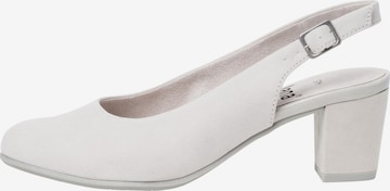 JANA Slingback pumps i grå