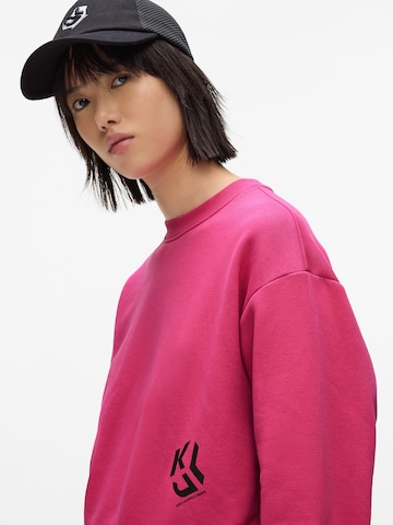 Sweat-shirt KARL LAGERFELD JEANS en rose