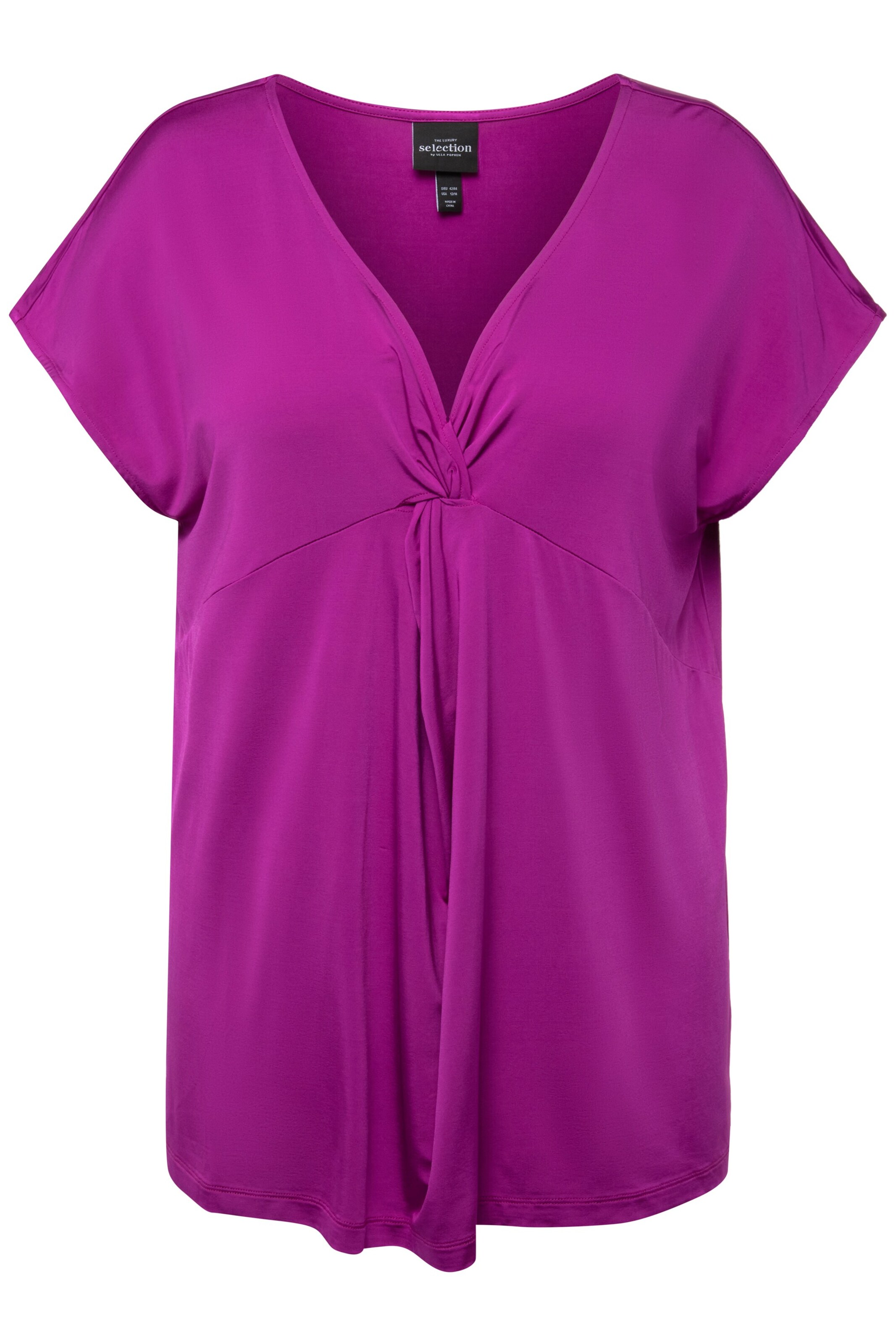 Ulla Popken Blouse in Lila: voorkant