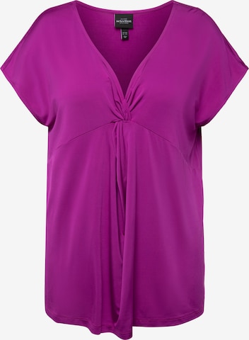 Ulla Popken Blouse in Lila: voorkant