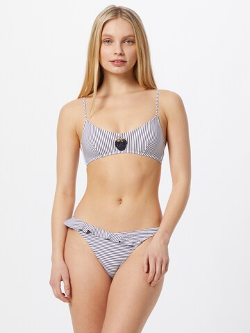 watercult T-shirt Bikini Top in Blue