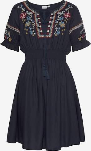 LASCANA Shirt dress in Blue: front