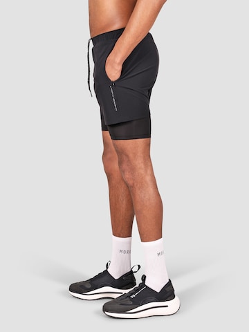 MOROTAI Slimfit Sporthose 'KANSEI' in Schwarz