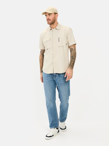CAMEL ACTIVE Regular fit Button Up Shirt in Beige