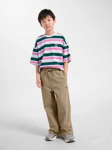 Hummel Wide leg Trousers 'Jump' in Brown