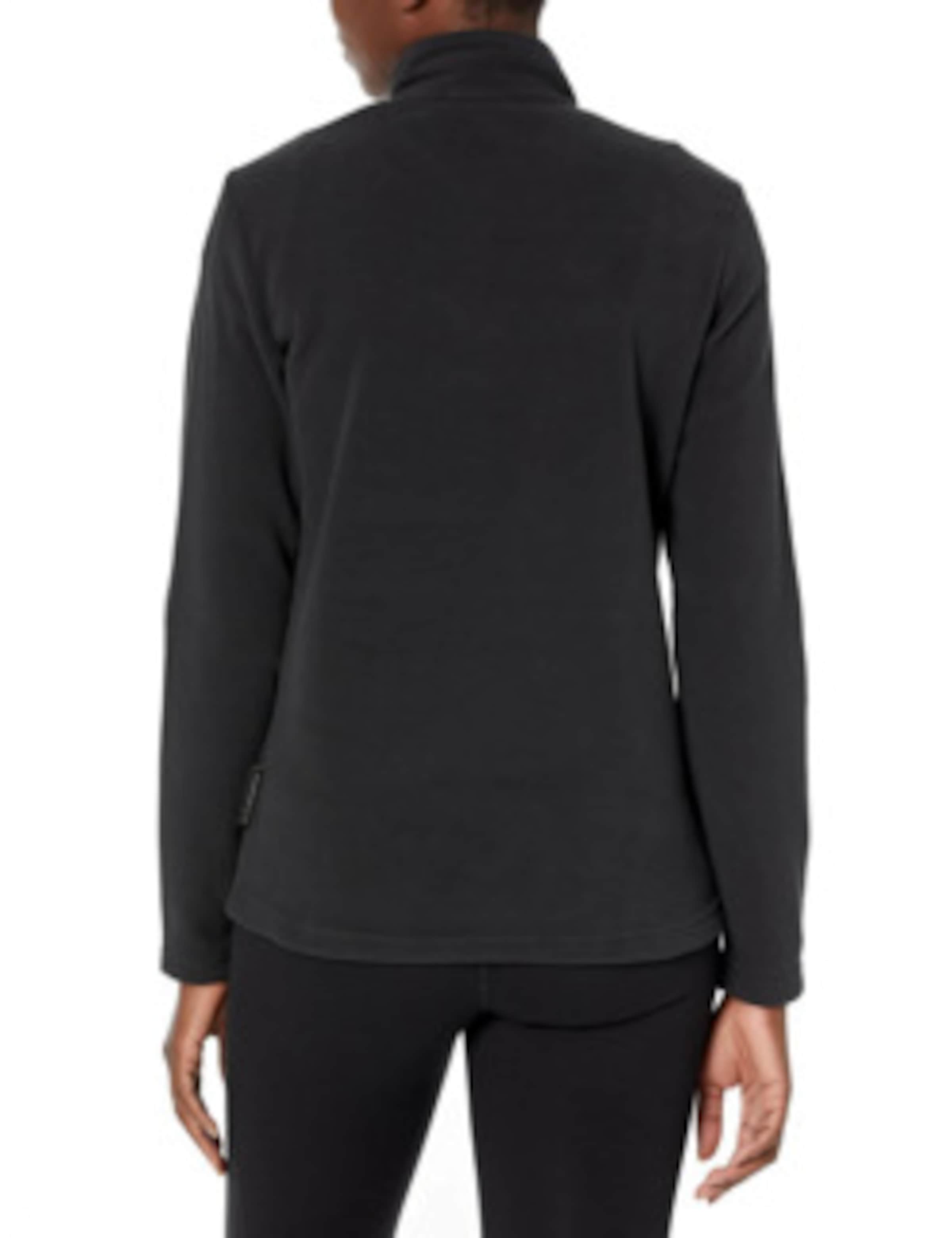 JACK WOLFSKIN Sports sweater 'Taunus' in Black
